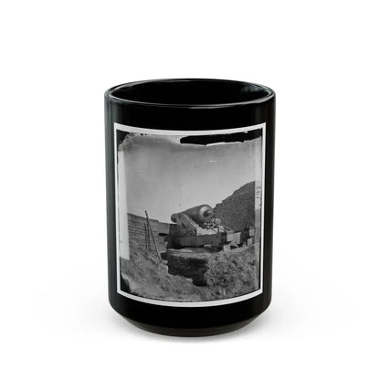 Fort Pulaski, Ga. The  Beauregard  Gun (U.S. Civil War) Black Coffee Mug 15oz - Go Mug Yourself
