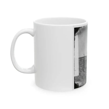 Fort Pulaski, Ga. The  Beauregard  Gun (U.S. Civil War) White Coffee Mug - Go Mug Yourself