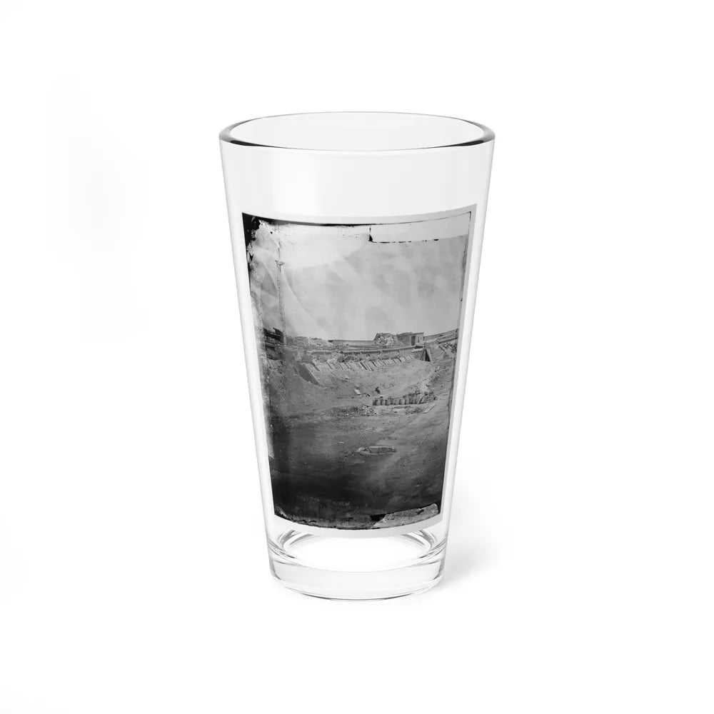 Fort Pulaski, Ga. Interior View Of Rear Parapet (U.S. Civil War) Pint Glass 16oz-16oz-Go Mug Yourself