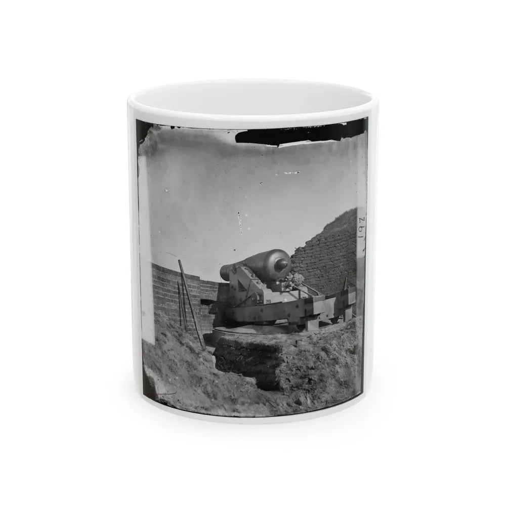 Fort Pulaski, Ga. The Beauregard Gun (U.S. Civil War) White Coffee Mug-11oz-Go Mug Yourself