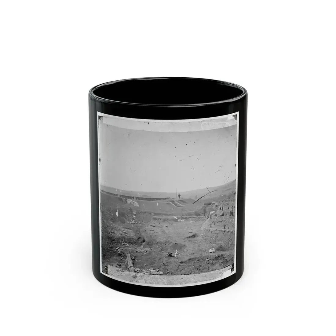 Fort Sanders, Knoxville, Tennessee-2 (U.S. Civil War) Black Coffee Mug 11oz - Go Mug Yourself