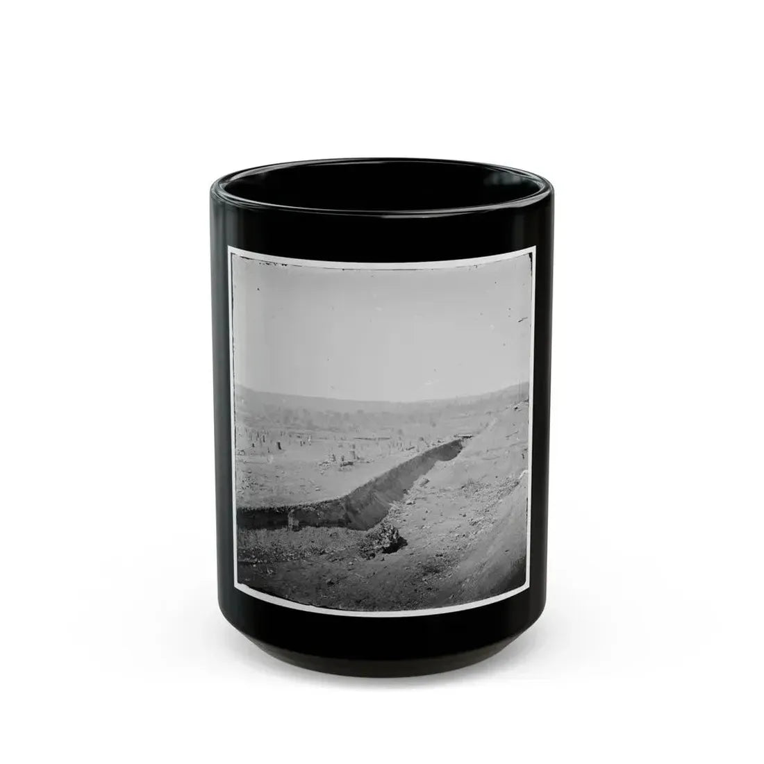 Fort Sanders, Knoxville, Tennessee (U.S. Civil War) Black Coffee Mug 15oz - Go Mug Yourself