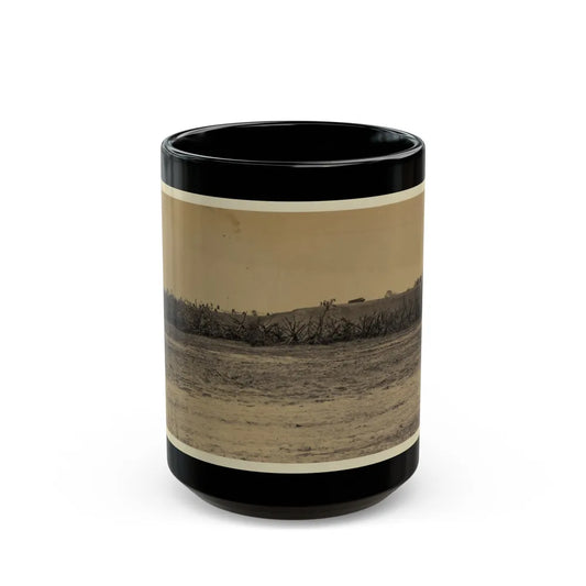 Fort Sedgwick Near Petersburg (U.S. Civil War) Black Coffee Mug-15oz-Go Mug Yourself