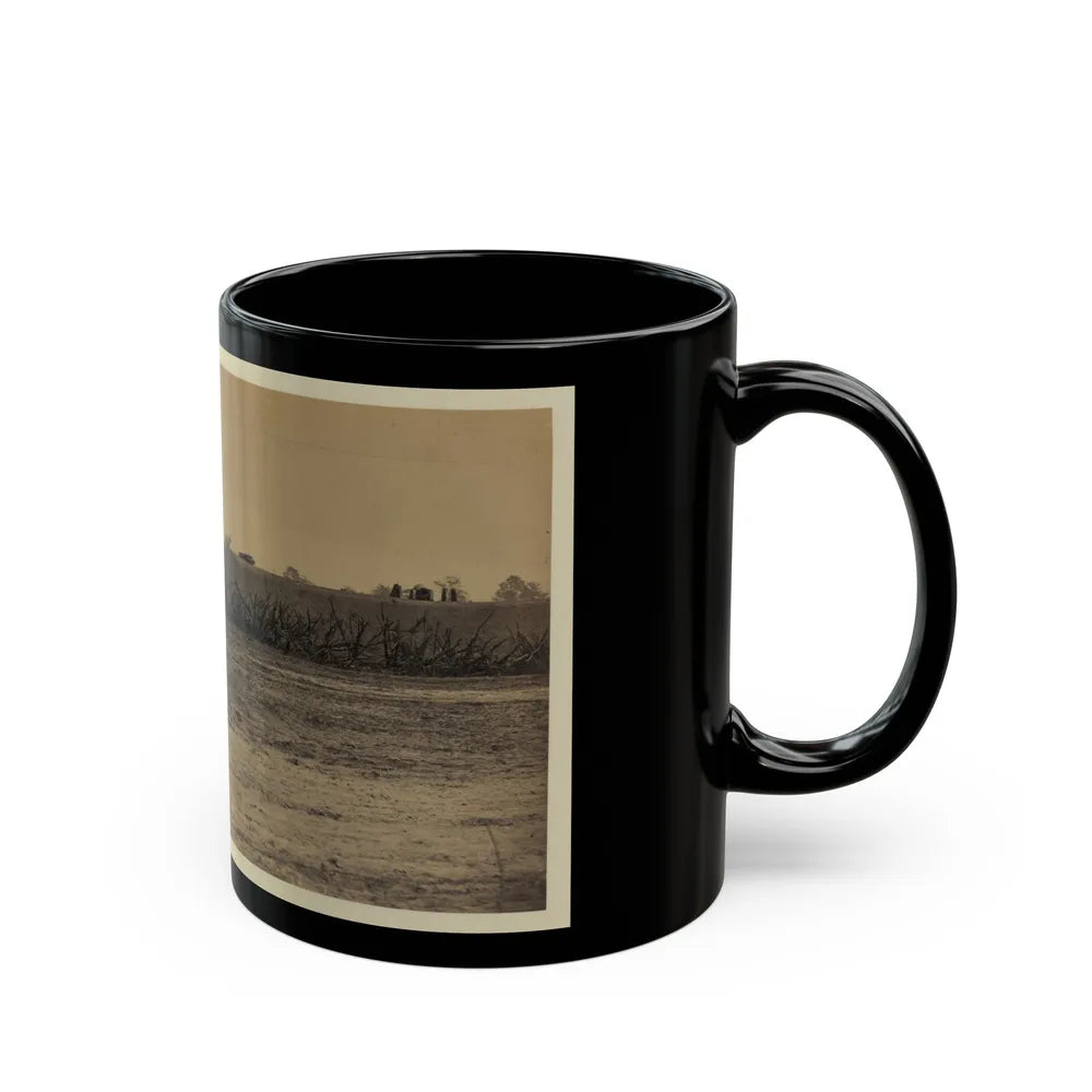 Fort Sedgwick Near Petersburg (U.S. Civil War) Black Coffee Mug-Go Mug Yourself