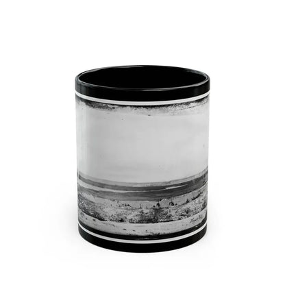 Fort Sumter. Vincents Creek. Battery Gregg (U.S. Civil War) Black Coffee Mug 11oz - Go Mug Yourself