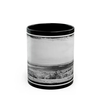 Fort Sumter. Vincents Creek. Battery Gregg (U.S. Civil War) Black Coffee Mug 11oz - Go Mug Yourself