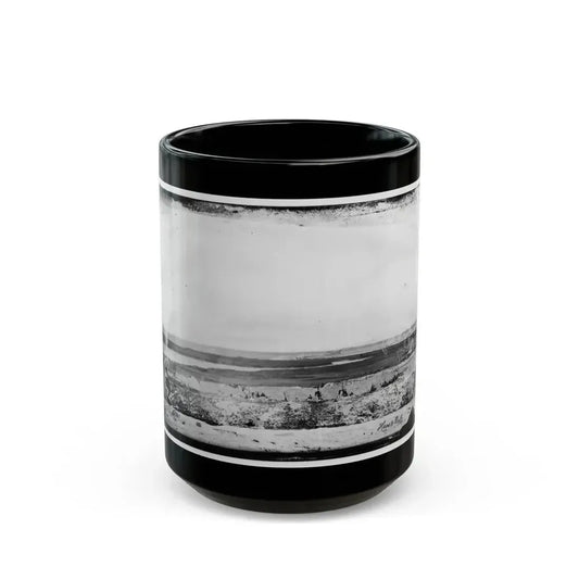 Fort Sumter. Vincents Creek. Battery Gregg (U.S. Civil War) Black Coffee Mug 15oz - Go Mug Yourself