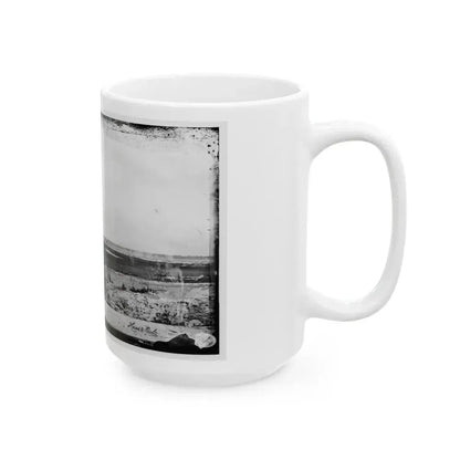 Fort Sumter. Vincents Creek. Battery Gregg (U.S. Civil War) White Coffee Mug - Go Mug Yourself