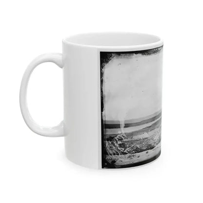 Fort Sumter. Vincents Creek. Battery Gregg (U.S. Civil War) White Coffee Mug - Go Mug Yourself