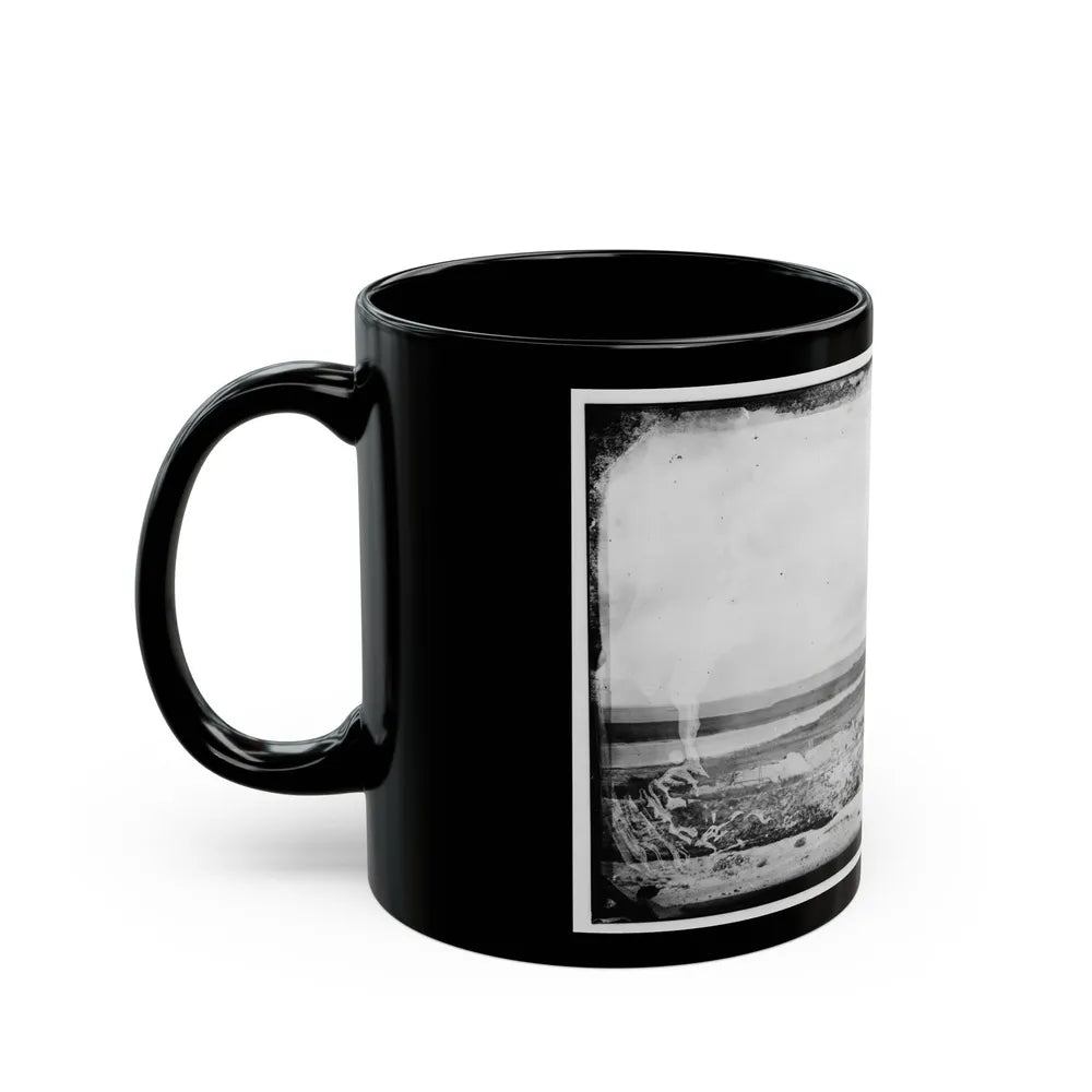 Fort Sumter. Vincents Creek. Battery Gregg (U.S. Civil War) Black Coffee Mug-Go Mug Yourself