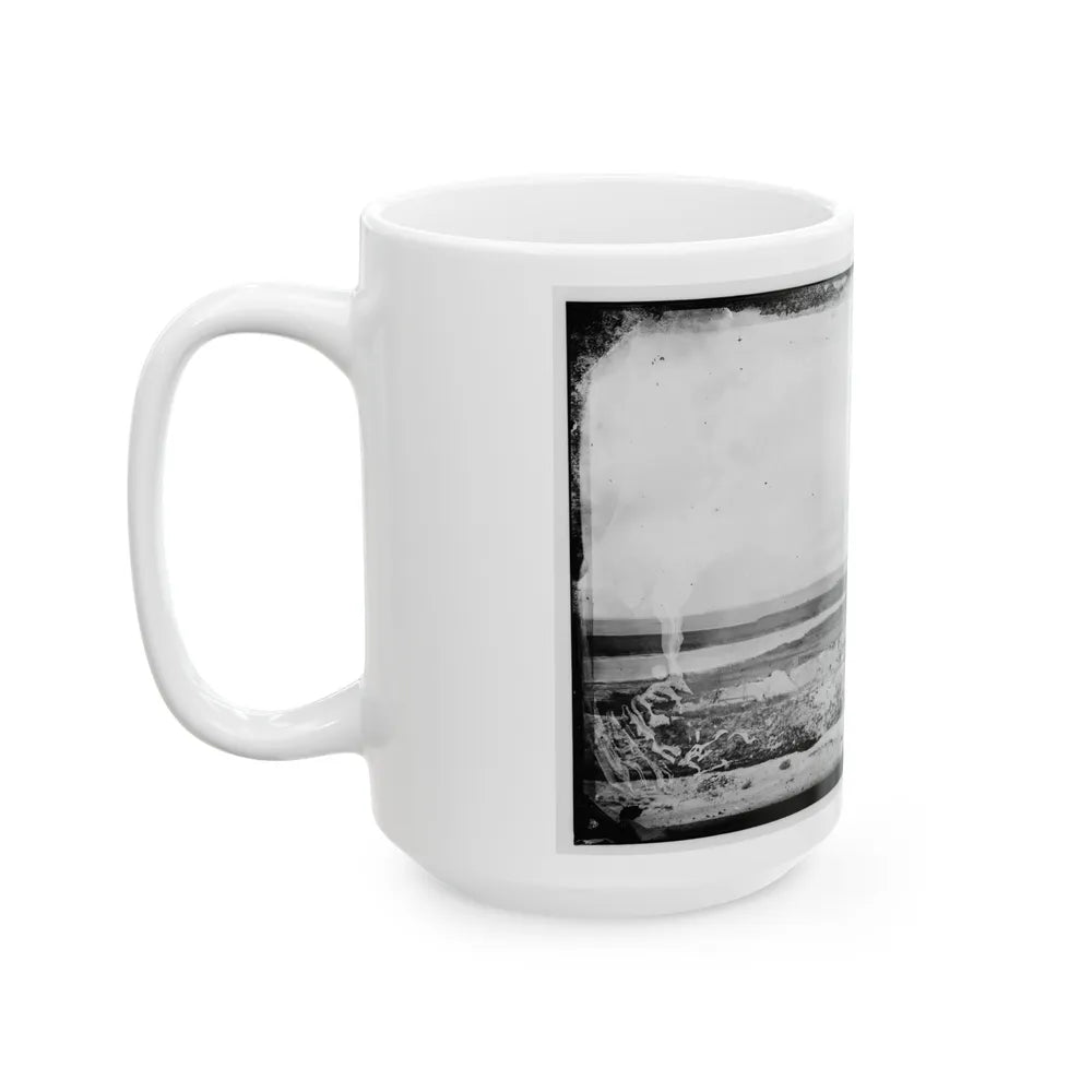 Fort Sumter. Vincents Creek. Battery Gregg (U.S. Civil War) White Coffee Mug-Go Mug Yourself