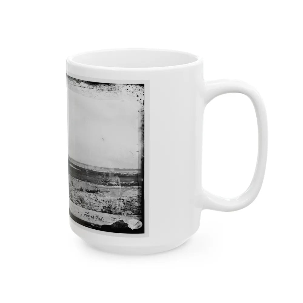 Fort Sumter. Vincents Creek. Battery Gregg (U.S. Civil War) White Coffee Mug-Go Mug Yourself