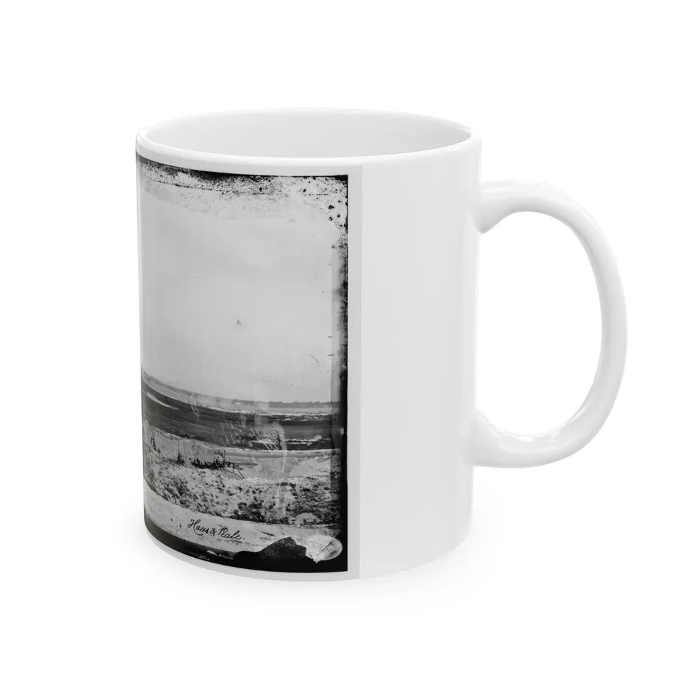 Fort Sumter. Vincents Creek. Battery Gregg (U.S. Civil War) White Coffee Mug-Go Mug Yourself