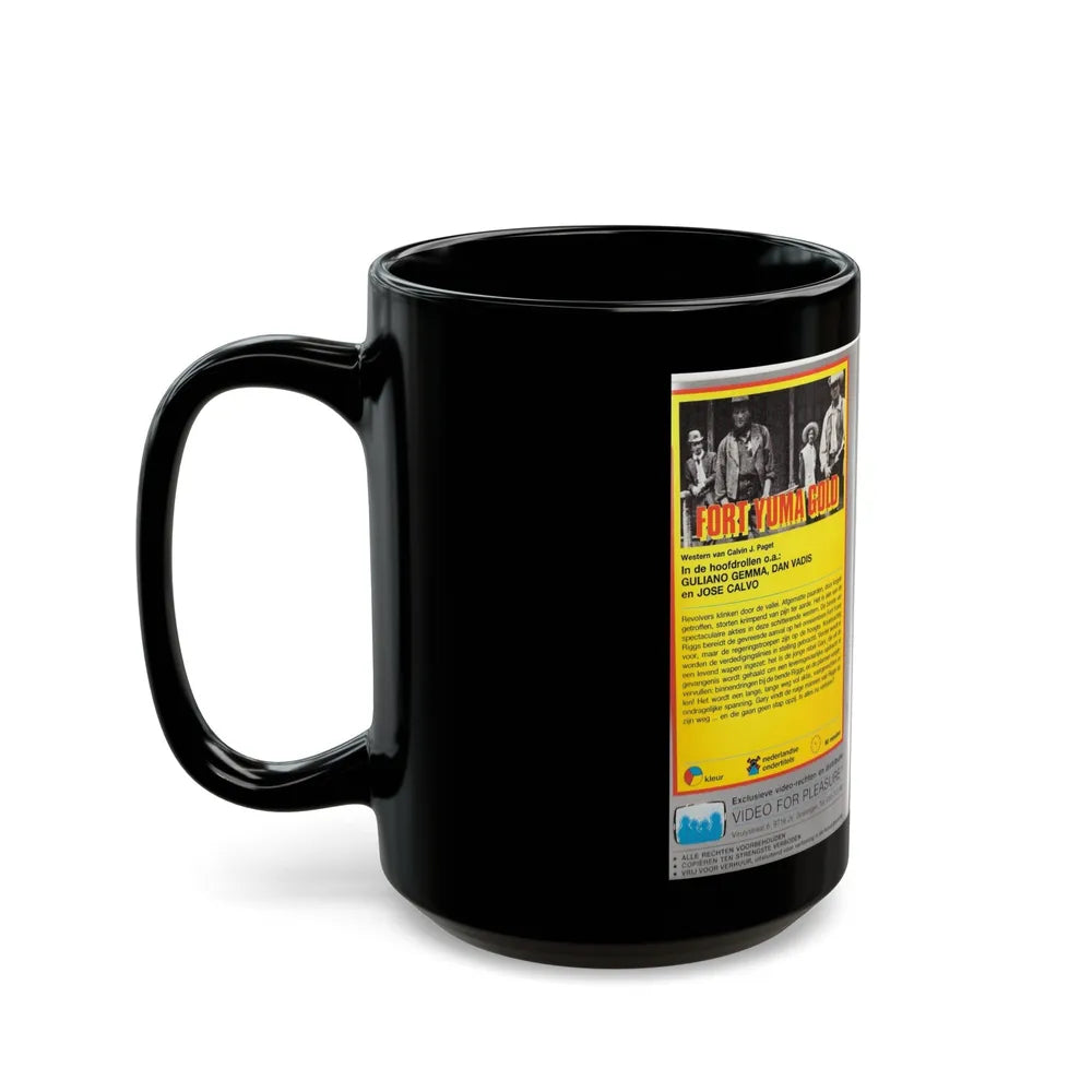 FORT YUMA GOLD (VHS COVER) - Black Coffee Mug-Go Mug Yourself