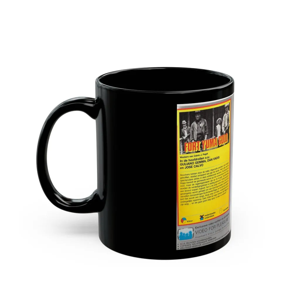 FORT YUMA GOLD (VHS COVER) - Black Coffee Mug-Go Mug Yourself