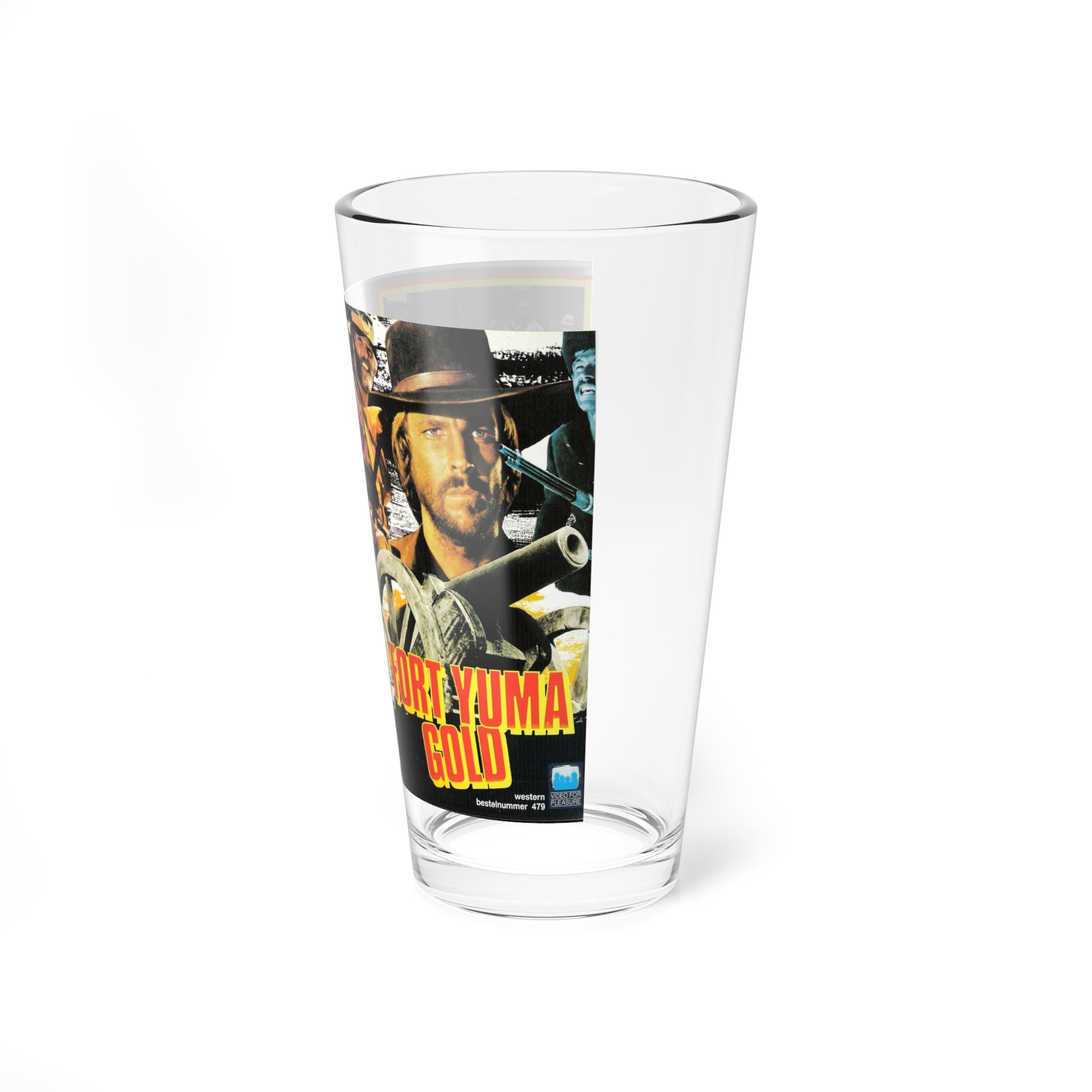 FORT YUMA GOLD (VHS COVER) Pint Glass 16oz-Go Mug Yourself