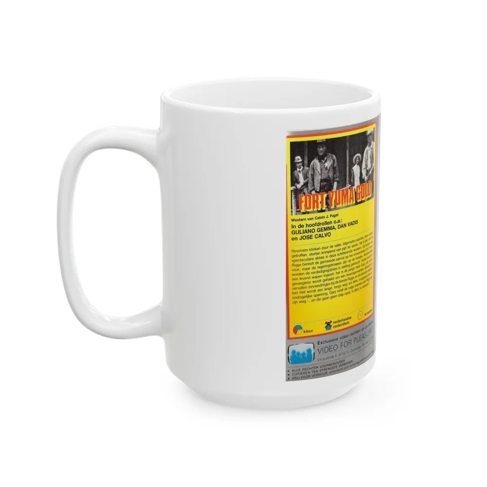 FORT YUMA GOLD (VHS COVER) - White Coffee Mug-Go Mug Yourself