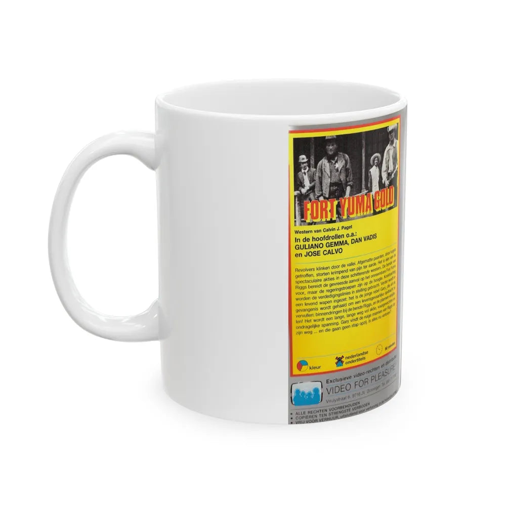 FORT YUMA GOLD (VHS COVER) - White Coffee Mug-Go Mug Yourself