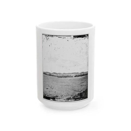 Fortifications. Fort Mcallister, Ga. (U.S. Civil War) White Coffee Mug 15oz - Go Mug Yourself
