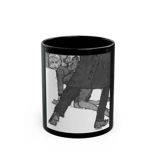 Fortnight In Peril by Frances Minto Cowen, Good Housekeeping, 1961 - Black Coffee Mug 11oz - Go Mug Yourself