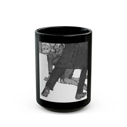 Fortnight In Peril by Frances Minto Cowen, Good Housekeeping, 1961 - Black Coffee Mug 15oz - Go Mug Yourself