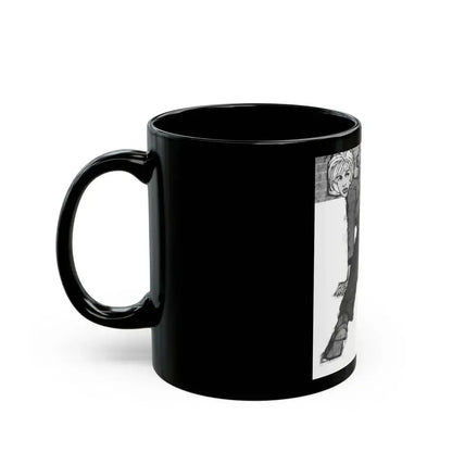 Fortnight In Peril by Frances Minto Cowen, Good Housekeeping, 1961 - Black Coffee Mug - Go Mug Yourself