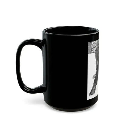 Fortnight In Peril by Frances Minto Cowen, Good Housekeeping, 1961 - Black Coffee Mug - Go Mug Yourself
