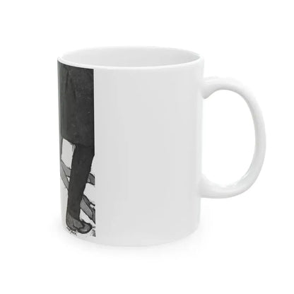 Fortnight In Peril by Frances Minto Cowen, Good Housekeeping, 1961 - White Coffee Mug - Go Mug Yourself