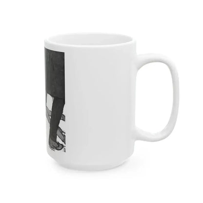 Fortnight In Peril by Frances Minto Cowen, Good Housekeeping, 1961 - White Coffee Mug - Go Mug Yourself