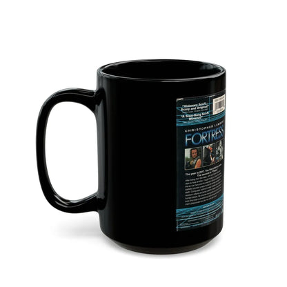 FORTRESS (VHS COVER) - Black Coffee Mug-Go Mug Yourself