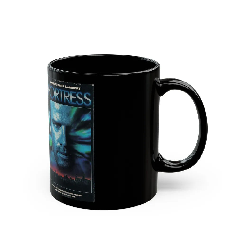 FORTRESS (VHS COVER) - Black Coffee Mug-Go Mug Yourself