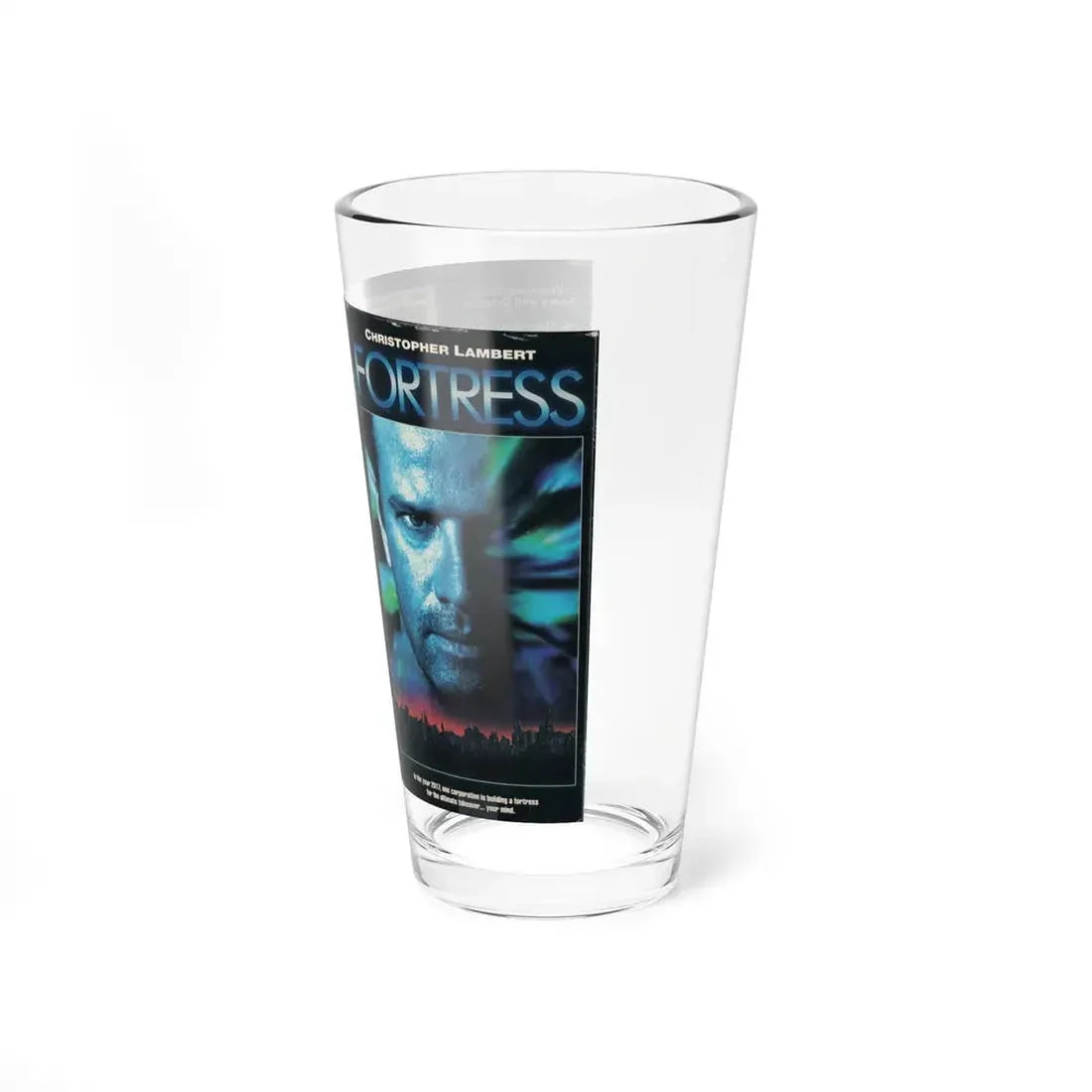 FORTRESS (VHS COVER) Pint Glass 16oz - Go Mug Yourself