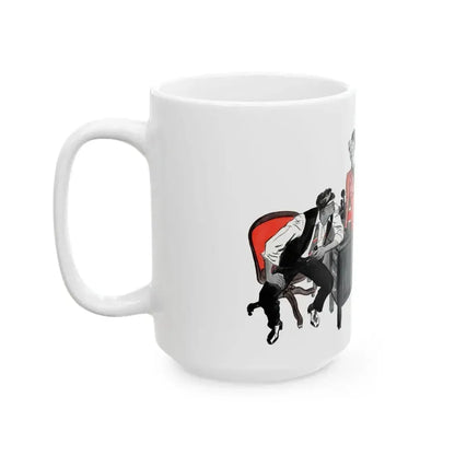 Fortune's Footsteps, The American Magazine, July 1936 - White Coffee Mug - Go Mug Yourself