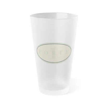 Forty 1 (U.S. Navy) Frosted Pint Glass 16oz-Go Mug Yourself