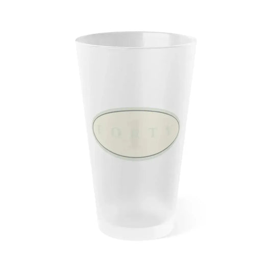Forty 1 (U.S. Navy) Frosted Pint Glass 16oz Default Title - Go Mug Yourself