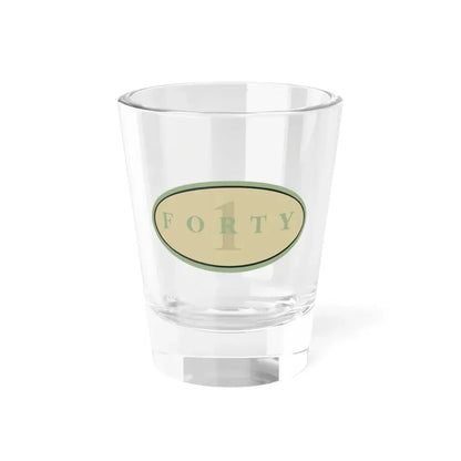 Forty 1 (U.S. Navy) Shot Glass 1.5oz 1.5oz - Go Mug Yourself