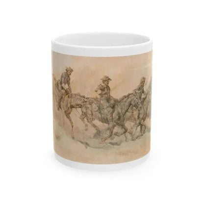 Forty Miles a Day - White Coffee Mug 11oz - Go Mug Yourself