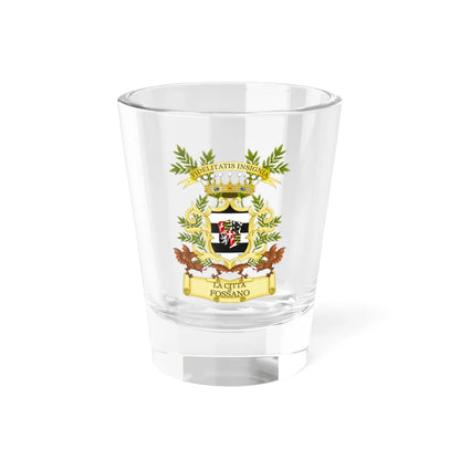Fossano-Stemma (Italy) (Coat of Arms) Shot Glass 1.5oz 1.5oz - Go Mug Yourself