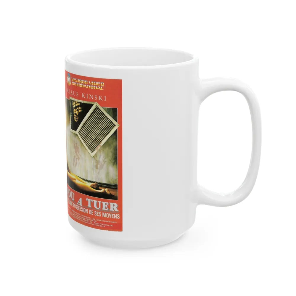 FOU A TUER (VHS COVER) - White Coffee Mug-Go Mug Yourself