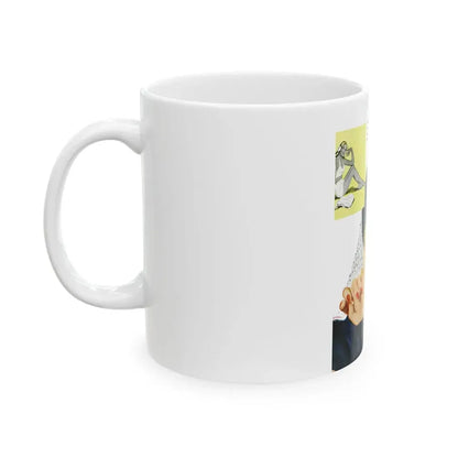 Found - A Woman, Good Housekeeping, July 1947 - White Coffee Mug - Go Mug Yourself