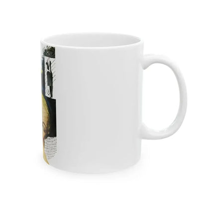 Found - A Woman, Good Housekeeping, July 1947 - White Coffee Mug - Go Mug Yourself