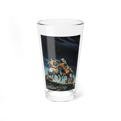 Four Color 875, Luke Short's Trumpets West (Dell, 1958) - Pint Glass 16oz 16oz - Go Mug Yourself