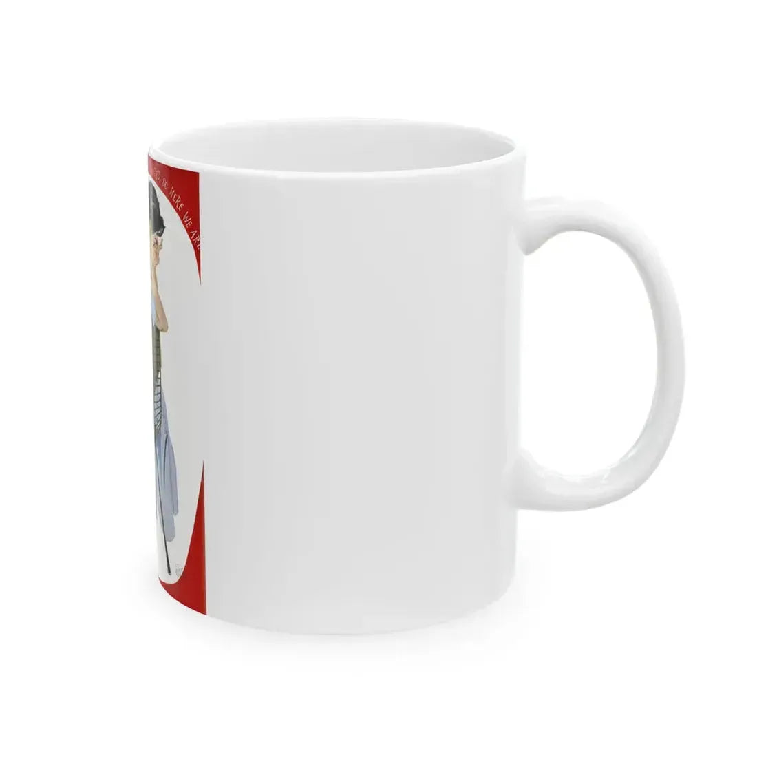 Four Days Later..., Good Housekeeping, August 1955 - White Coffee Mug - Go Mug Yourself