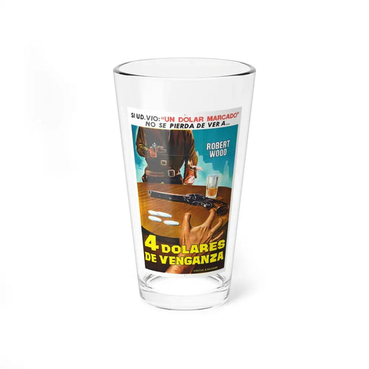 FOUR DOLLARS FOR VENGEANCE (2) 1966 Movie Poster - Pint Glass 16oz 16oz - Go Mug Yourself