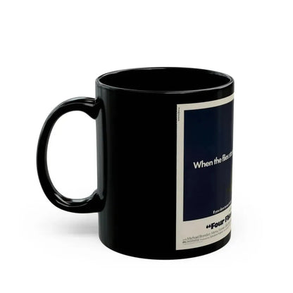 FOUR FLIES ON GREY VELVET 1971 Movie Poster - Black Coffee Mug - Go Mug Yourself