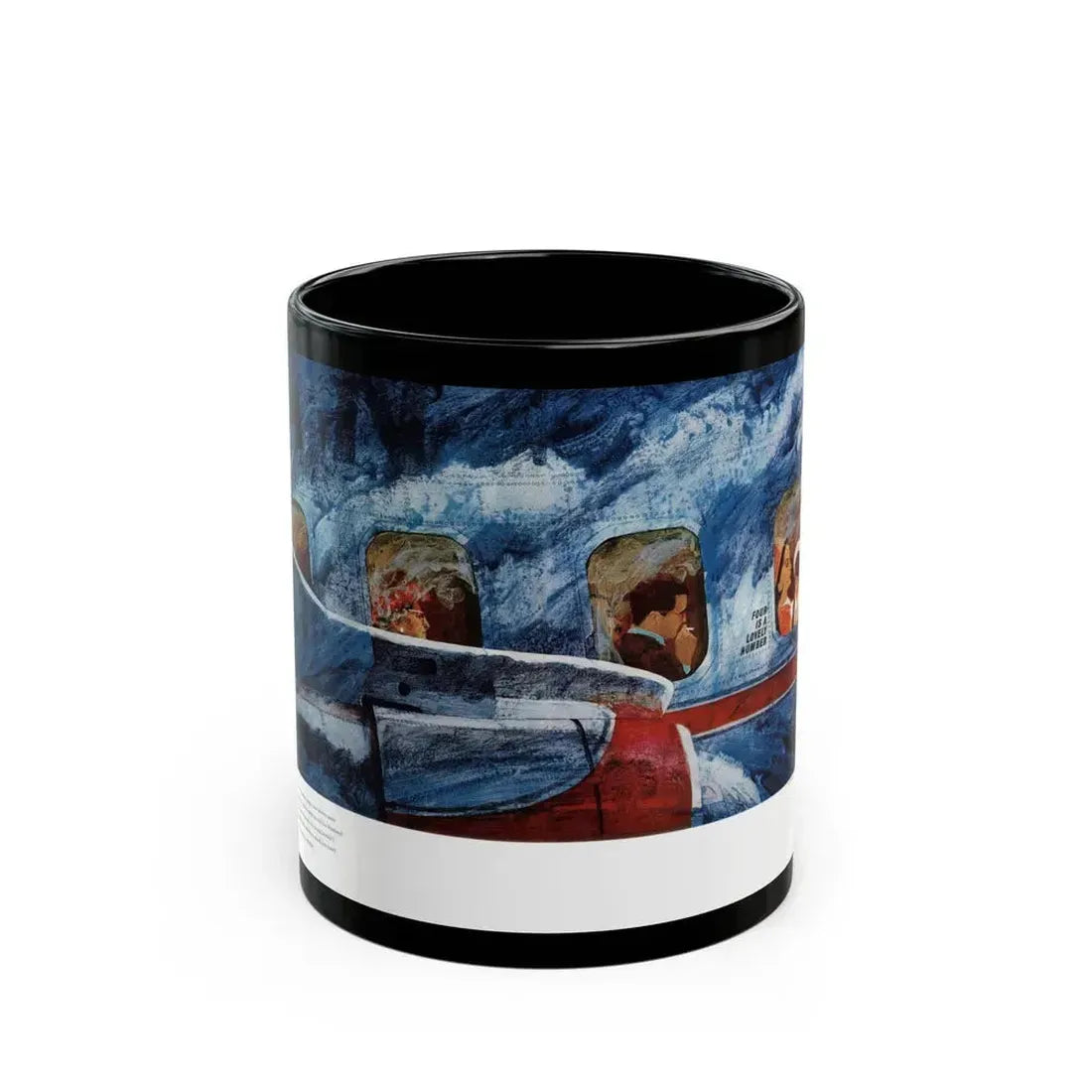 Four is a Lovely Number, Redbook, May 1964 - Black Coffee Mug 11oz - Go Mug Yourself