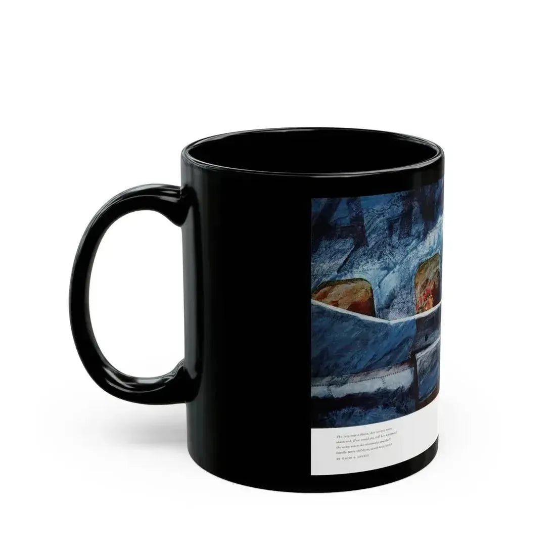 Four is a Lovely Number, Redbook, May 1964 - Black Coffee Mug - Go Mug Yourself