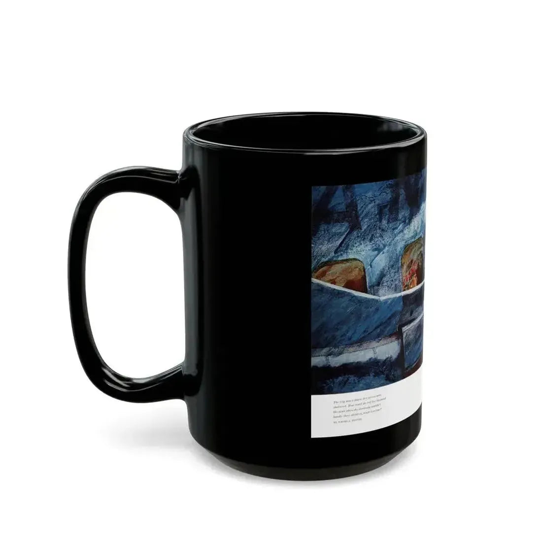 Four is a Lovely Number, Redbook, May 1964 - Black Coffee Mug - Go Mug Yourself