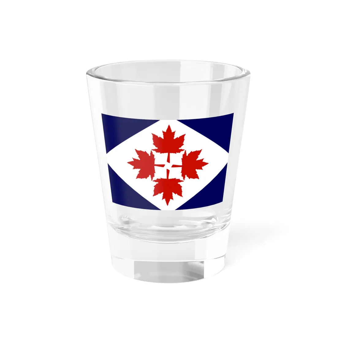 Four Leaves Flag Proposal (Canada) Shot Glass 1.5oz 1.5oz - Go Mug Yourself
