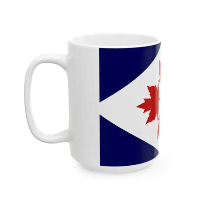 Four Leaves Flag Proposal (Canada) White Coffee Mug - Go Mug Yourself
